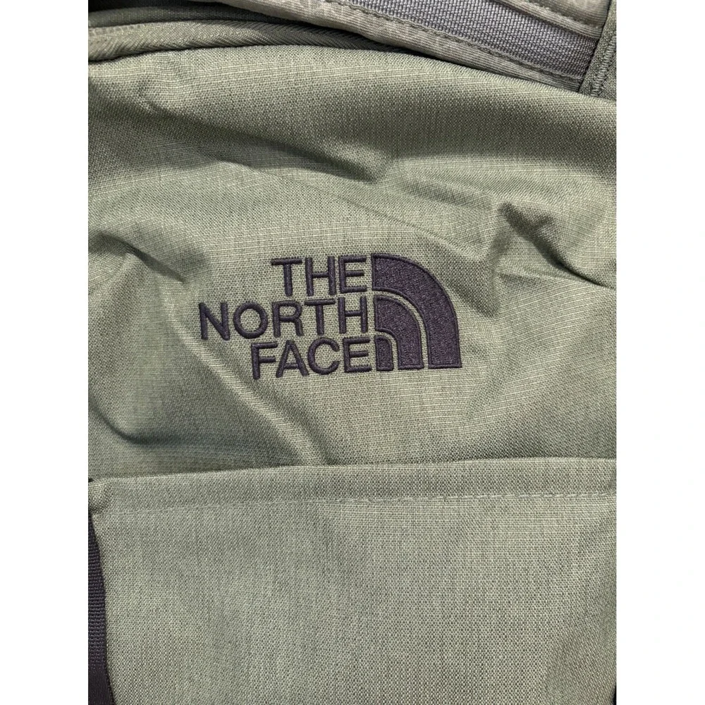 The North Face Pivoter Backpack Laurel Wreath Green Black NF0A3VXT Laptop Bag